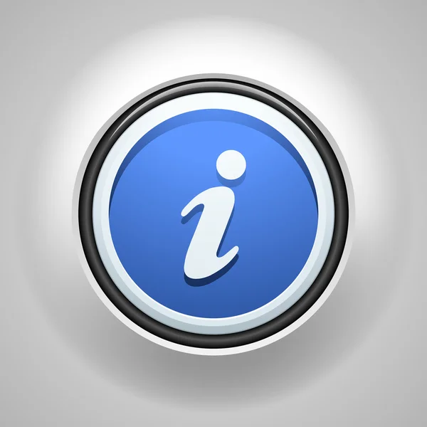 Info button sign icon — Stock Vector