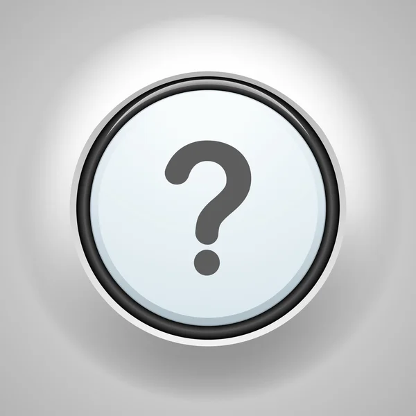 Pomoc buton znak ikona — Wektor stockowy