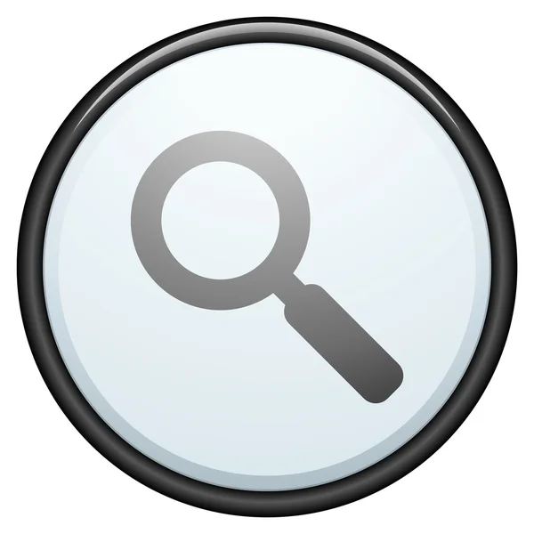 Ícone de sinal de botão de pesquisa — Vetor de Stock