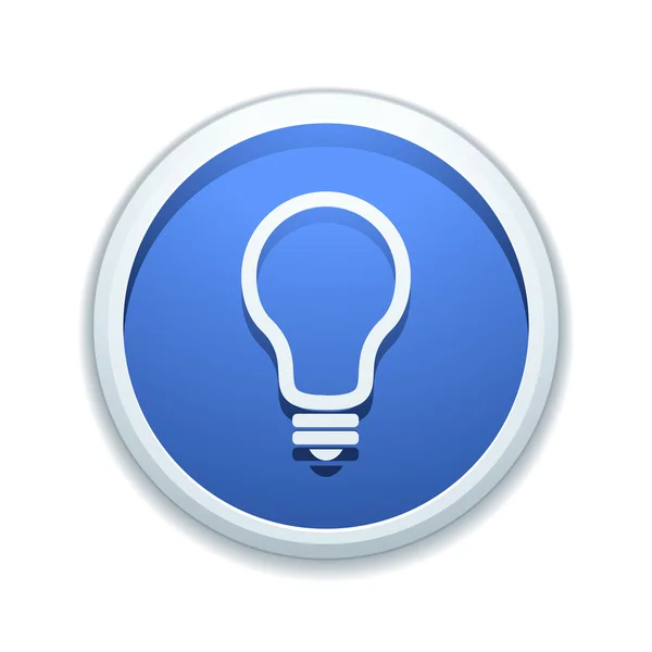 Ampoule voyant bouton signe — Image vectorielle