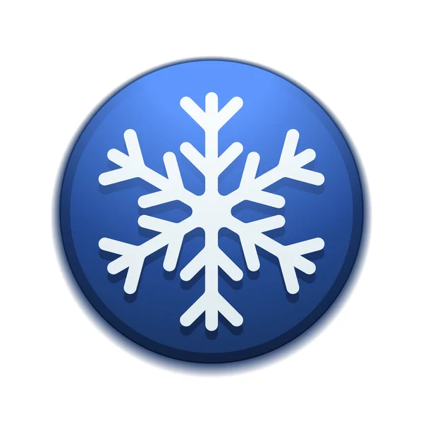 Freezing button sign icon — Stock Vector