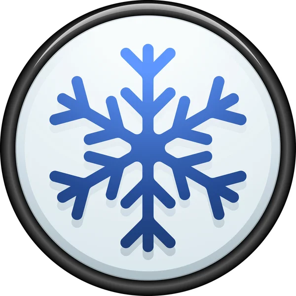 Freezing button sign icon — Stock Vector