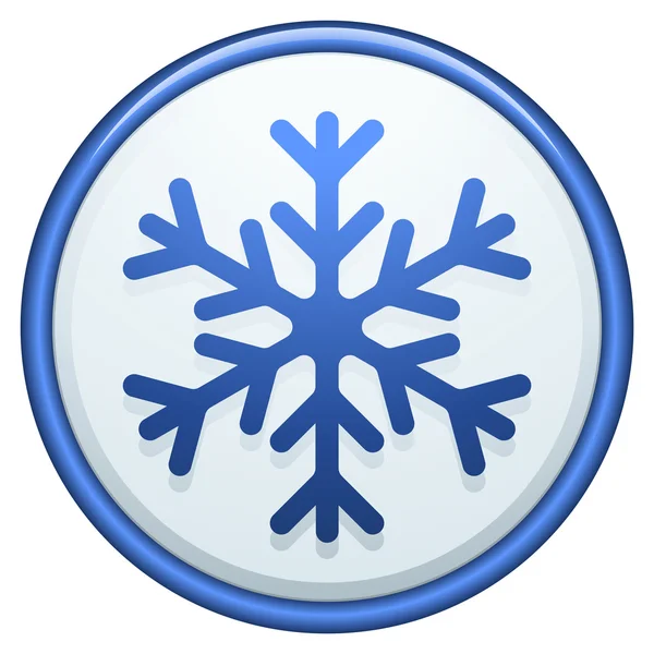 Freezing button sign icon — Stock Vector