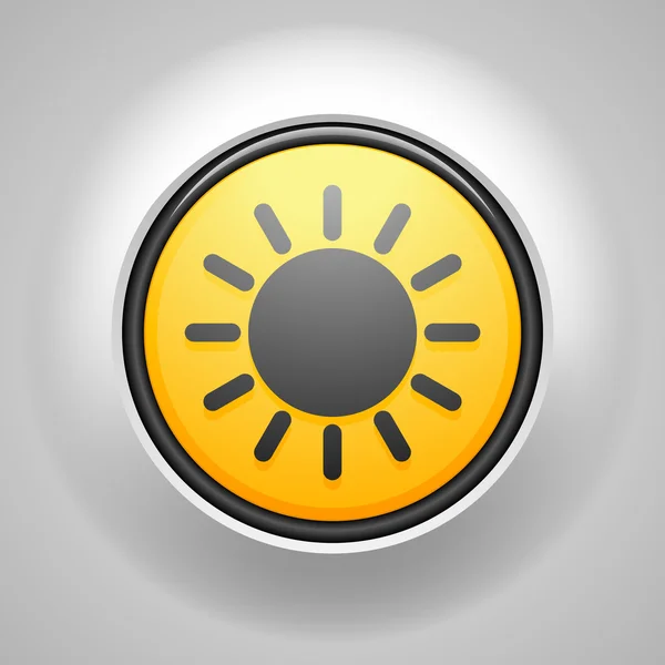 Icono de signo de botón de calor — Archivo Imágenes Vectoriales