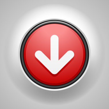 Download düğme işareti simgesi