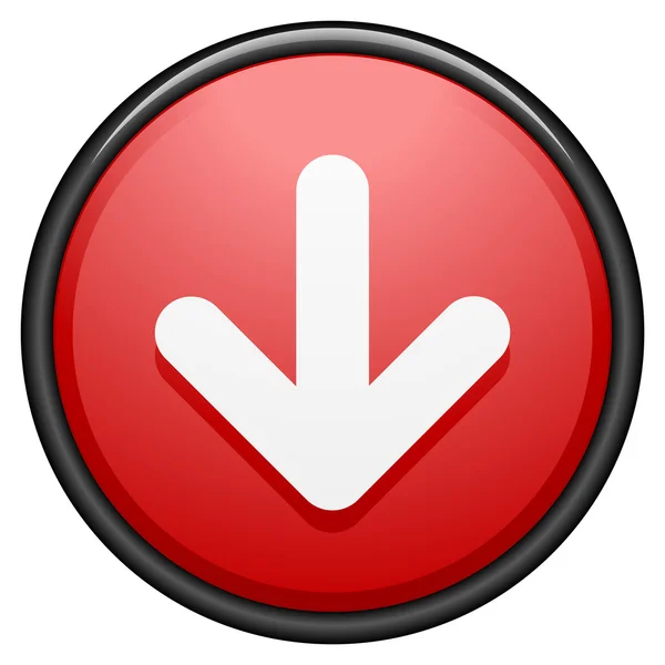 Ícone sinal botão de download —  Vetores de Stock