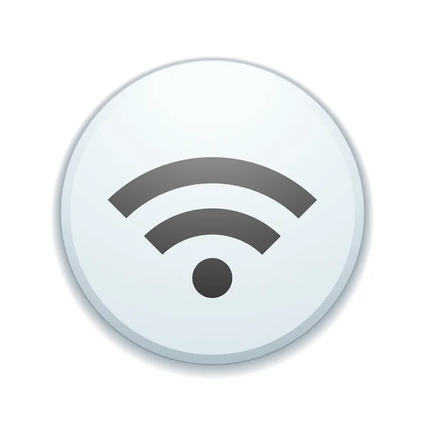 Icona del pulsante Connessione wireless — Vettoriale Stock