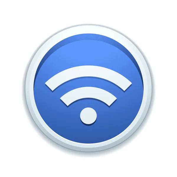 Wireless Connection button icon — Stock Vector
