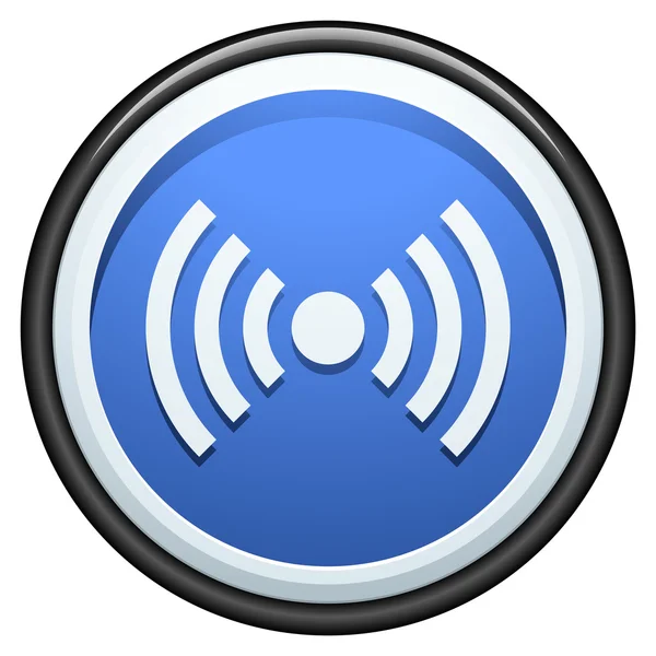 Icono de botón Conexión inalámbrica — Archivo Imágenes Vectoriales