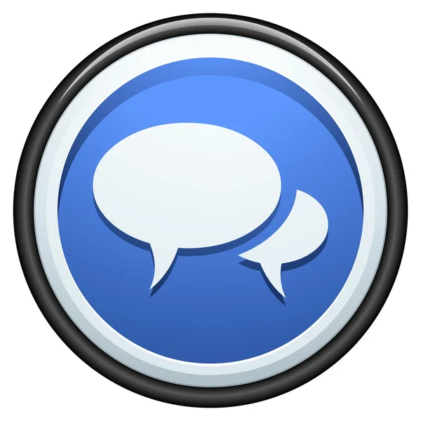 Bouton chat icône signe — Image vectorielle