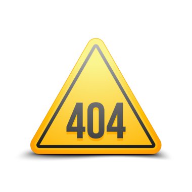 404 Not found error sign clipart