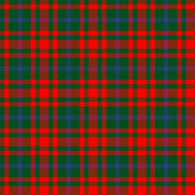 İskoç Tartan Dikişsiz desen arka plan illüstrasyon