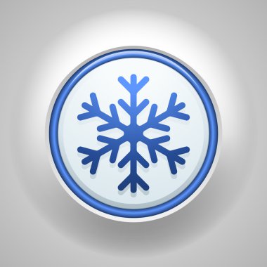 Dondurucu düğmesini işaret illüstrasyon