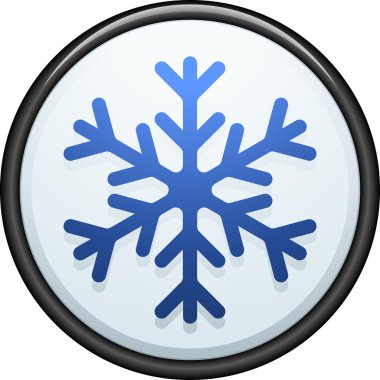 Dondurucu düğmesini işaret illüstrasyon