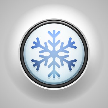 Dondurucu düğmesini işaret illüstrasyon