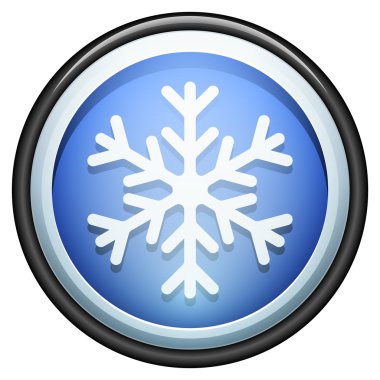 Dondurucu düğmesini işaret illüstrasyon