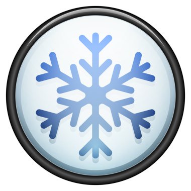 Dondurucu düğmesini işaret illüstrasyon