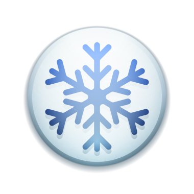 Dondurucu düğmesini işaret illüstrasyon