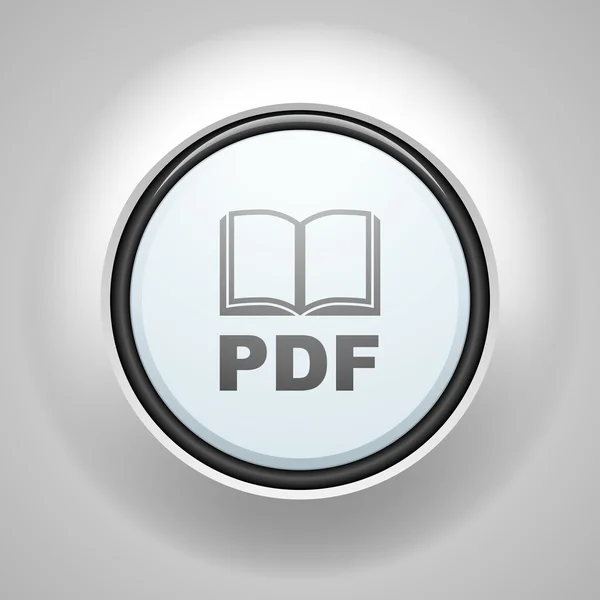 PDF Livre bouton signe — Image vectorielle