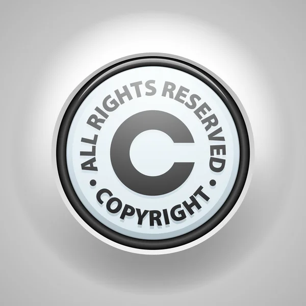 Urheberrechtssymbol — Stockvektor