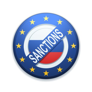 AB Sunction karşı Rusya işareti