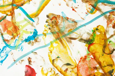 Soyut boyanmış arkaplan