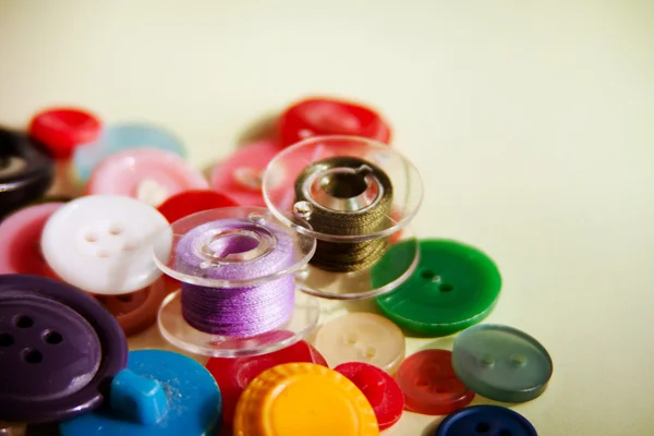 Botões coloridos fundo — Fotografia de Stock