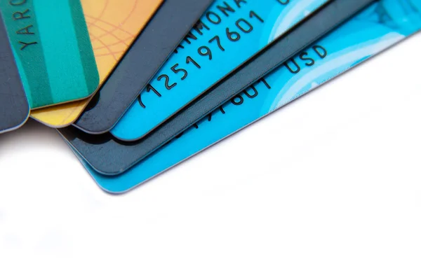 Close photo of credit card — Stock Photo, Image