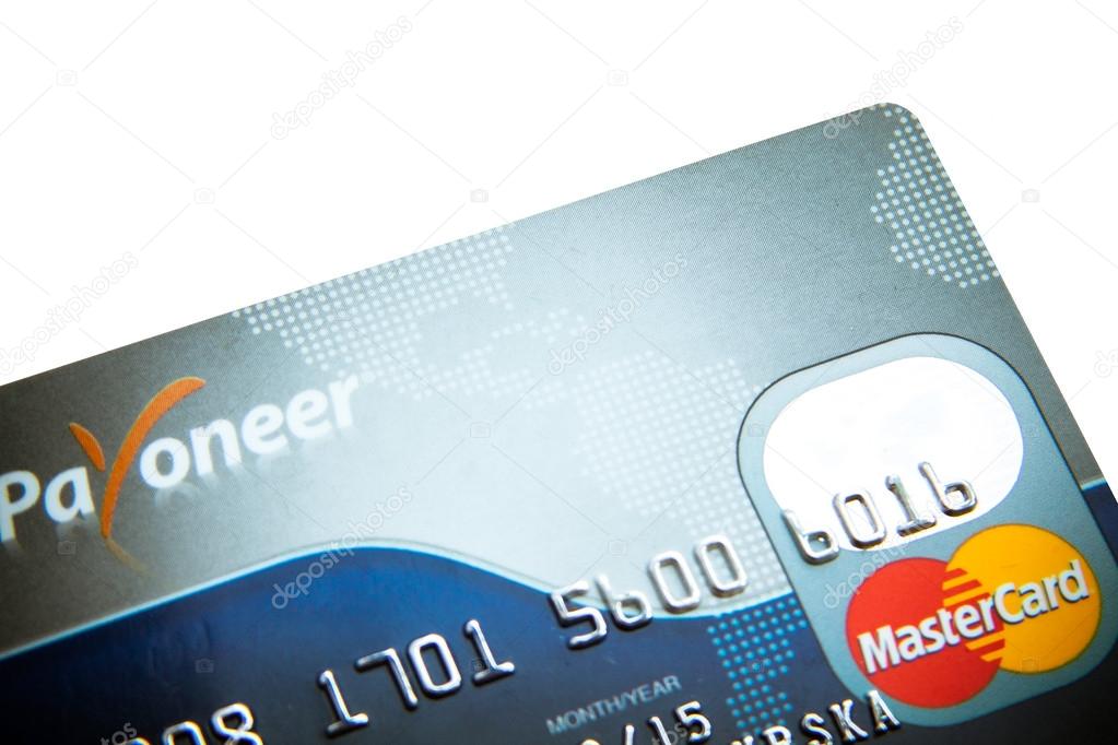 Close up photo of credit card