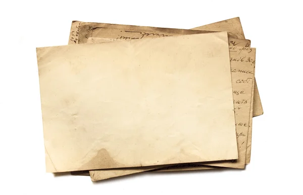 Vintage background with old papers and letters — Stock Photo, Image