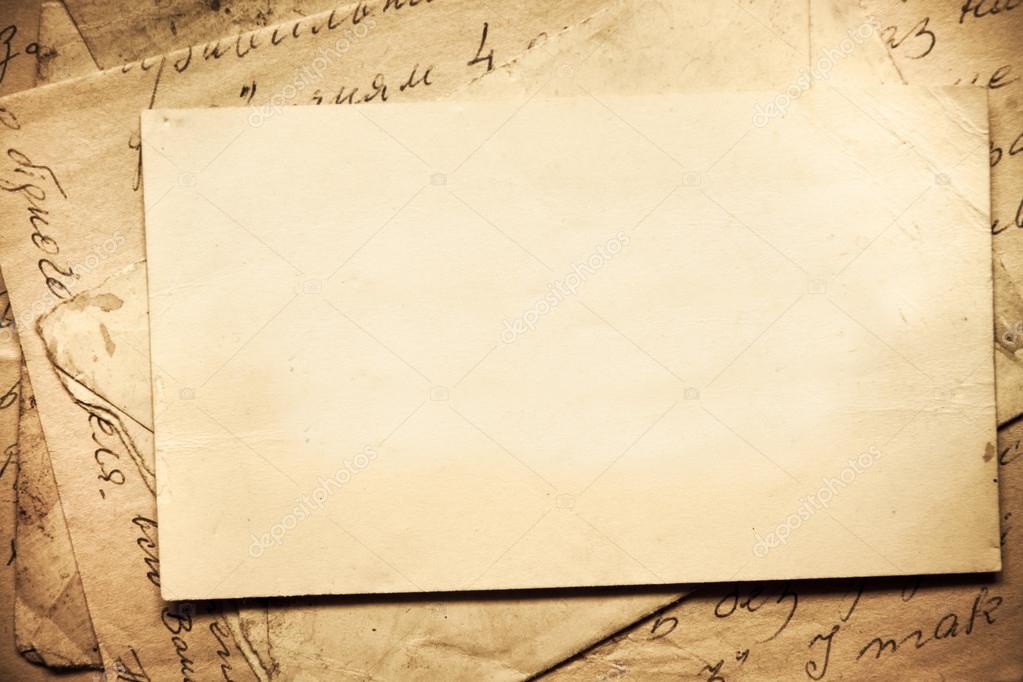 Vintage background with old papers and letters Stock Photo by ©fajnokg  67568939