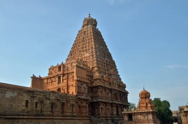 Brihadeeswara Temple, Indien Royaltyfria Stockbilder