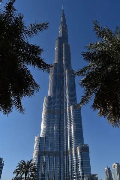 Бурдж Халіфа торгового центру Dubai Mall, Дубаї — стокове фото