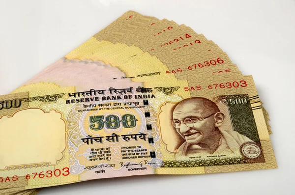 Indiai új valuta — Stock Fotó