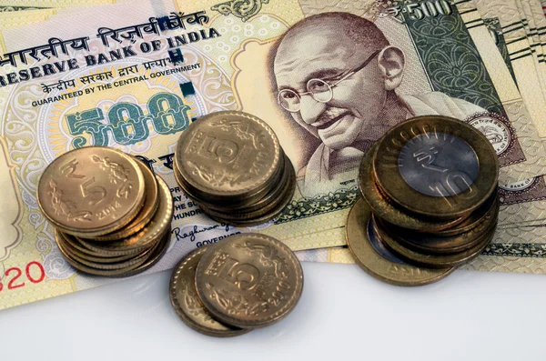 New Numbering on Indian currency — Stock Photo, Image