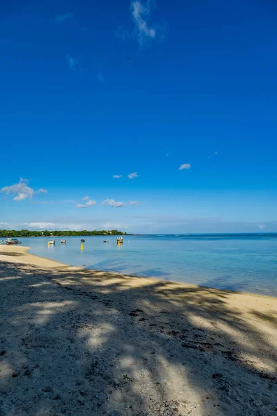 Allmän Strand Albion Med Fiskebåt — Stockfoto