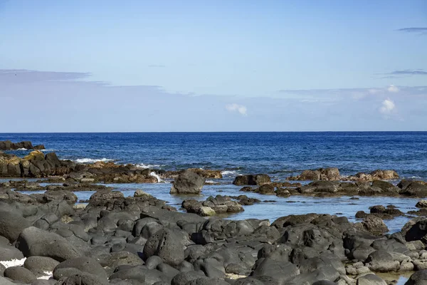 Felsstrand Von Albion Westen Der Republik Mauritius — Stockfoto