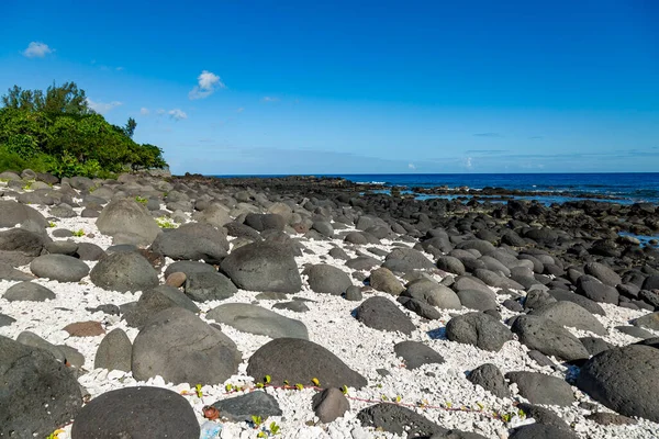 Felsstrand Von Albion Westen Der Republik Mauritius — Stockfoto