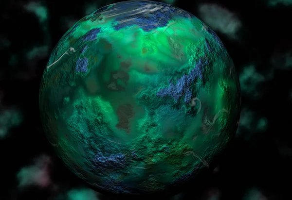 Computador Gerado Imagem Alta Resolução Planeta Urano — Fotografia de Stock