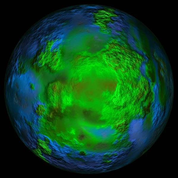 Computador Gerou Imagem Alta Resolução Planeta Urano Urano Orbita Nosso — Fotografia de Stock