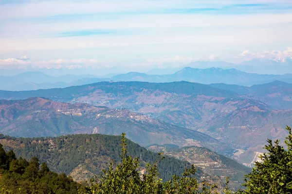 Mountain Valleys Hill Station Shimla Himachal Pradesh India — Stock Photo, Image