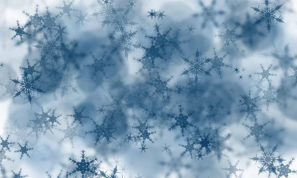Abstract snowflake background. — Stock Photo, Image