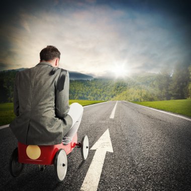 küçük bir araba işadamı