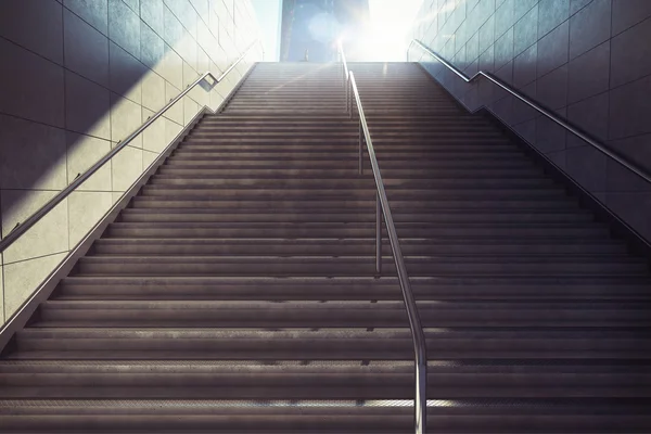 Leere Treppen in der Stadt — Stockfoto
