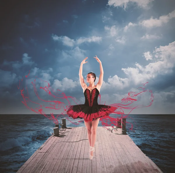 Ballerina classica che balla — Foto Stock