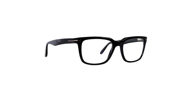 Schwarze Brille, die Sehprobleme richtig reguliert — Stockfoto