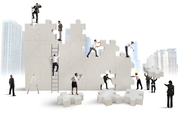Construire une nouvelle entreprise — Photo