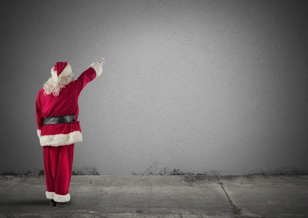 Babbo Natale Indicazione — Foto Stock