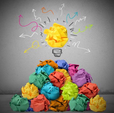 Ampul olarak buruşuk kağıt