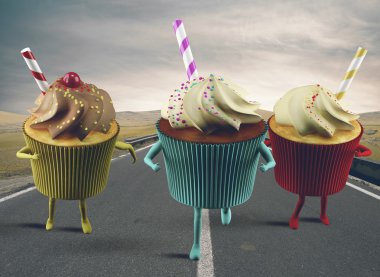 Cupcake yolda